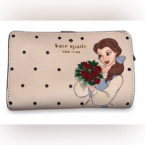 DISNEY x Kate Spade New York Beauty and the Beast Compact Bifold Wallet